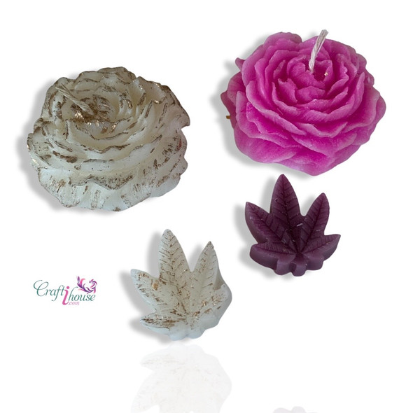 Rose Candle Set In | Artisan Home Decor Souvenir - Luxury Handcrafted Art Craftihouse Dubai