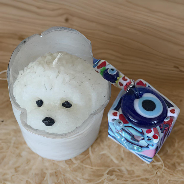 Dog Head Candle - | Sophisticated Cultural Accent - Luxury Handcrafted Art Craftihouse Dubai