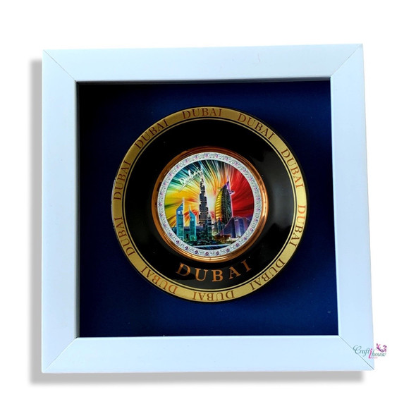Iconic Building Plate With Handcrafted Fridge Memento Traditional Home Decor - Luxury Handcrafted Art Craftihouse Dubai
