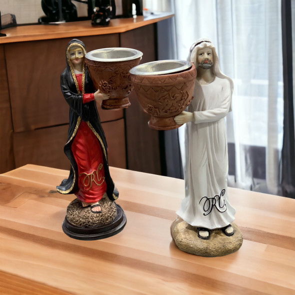 Man And Woman Statue Oud | Luxury Heritage Gift & Cultural Souvenir - Luxury Handcrafted Art Craftihouse Dubai