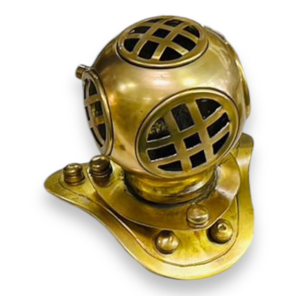Exclusive Artisan Brass Diver's Helmet Diving Heritage Collection Detail