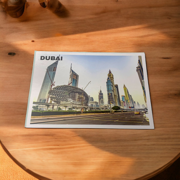 Museum of the Future Dubai postcard, 17x12cm souvenir gift