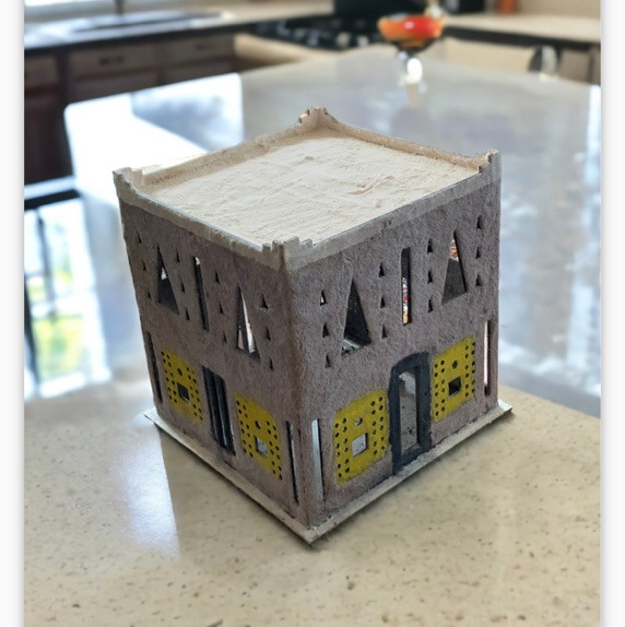 Luxury Wooden Sand Light Box Showcase - Craftihouse Dubai