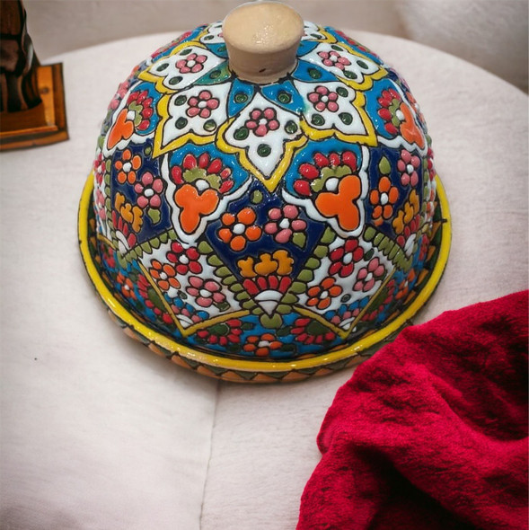 Premium Artisan Hand Painted Round Butter High-Quality Design View