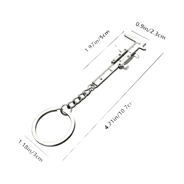 Exclusive Mini Vernier Caliper Keychain Heritage Collection Detail