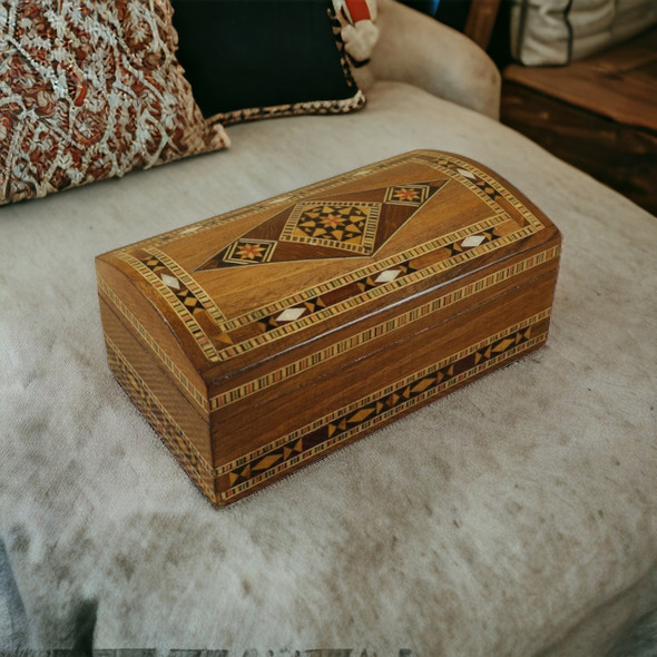 Exclusive Handmade Jewelry Wooden box , House Warming Gift , Gift For Her , Decorative Treasure Box Heritage Collection Detail