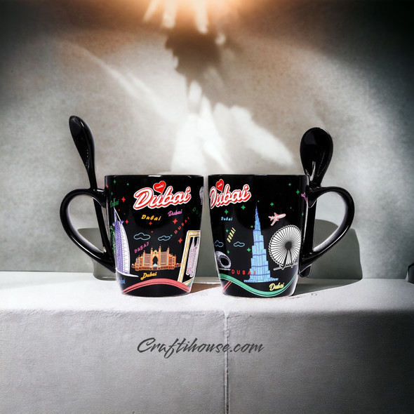 Exclusive Souvenirs Set Mugs Handcrafted Fridge Memento Traditional Home Decor Heritage Collection Detail
