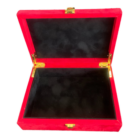 Premium Luxurious Red Velvet Jewelry Box , Elegant Gift Box , Jewelry Box , Red velvet Storage Box , Corporate gift box , VIP Gift box High-Quality Design