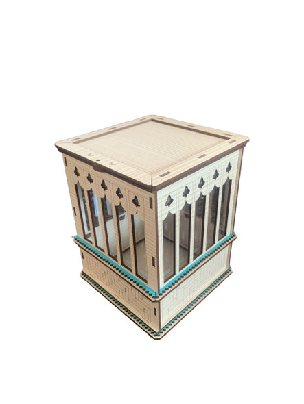 Premium Wooden Barjeel Gift box , Barjeel Storage box , giveaway box , UAE Souvenir , " Badgir : Storage box High-Quality Design