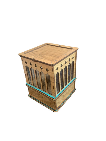 Premium Badgir Wooden Box  Barjeel Gift Box High-Quality Design