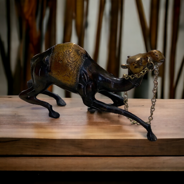 Exclusive Uae Graceful Camel Metal Antique Heritage Collection Detail