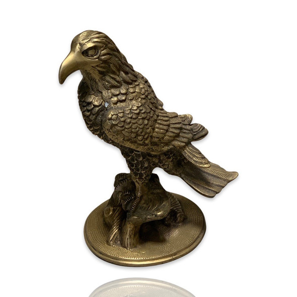 Premium Artisan Regal Brass Falcon Table High-Quality Design