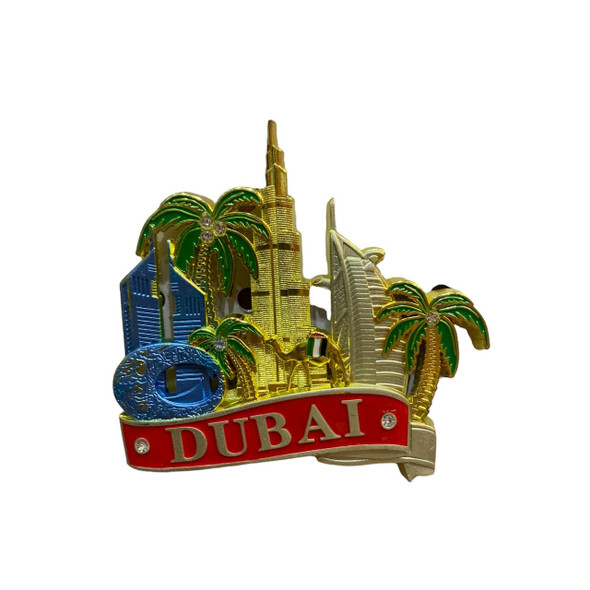 Dubai Souvenir Magnet | Premium Travel Keepsake - Luxury Handcrafted Art Craftihouse Dubai