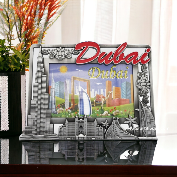 Exclusive Burj Khalifa Table Decor Photo Frame Heritage Collection Detail
