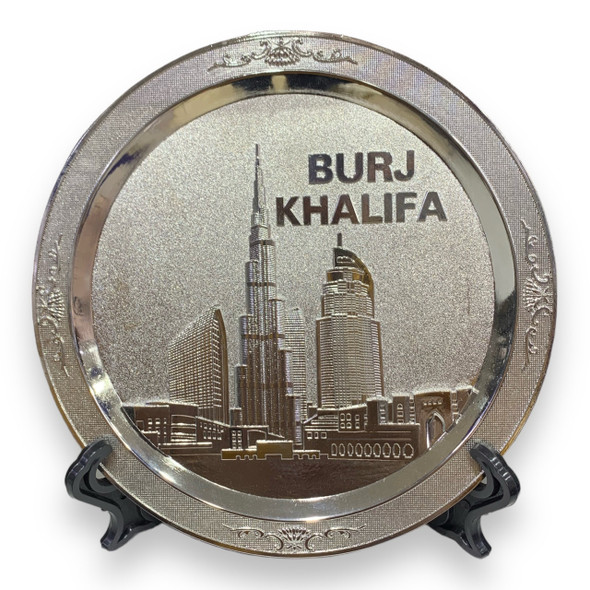 Burj Elegance In Silver: Burj Khalifa | Sophisticated Boutique Accessory - Luxury Handcrafted Art Craftihouse Dubai