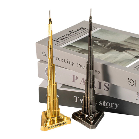 Burj Khalifa Statue | Luxury Metal Desktop Art - Luxury Handcrafted Art Craftihouse Dubai
