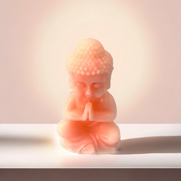6.5cm Buddha Statue Paraffin | Artisan Home Decor Souvenir - Luxury Handcrafted Art Craftihouse Dubai