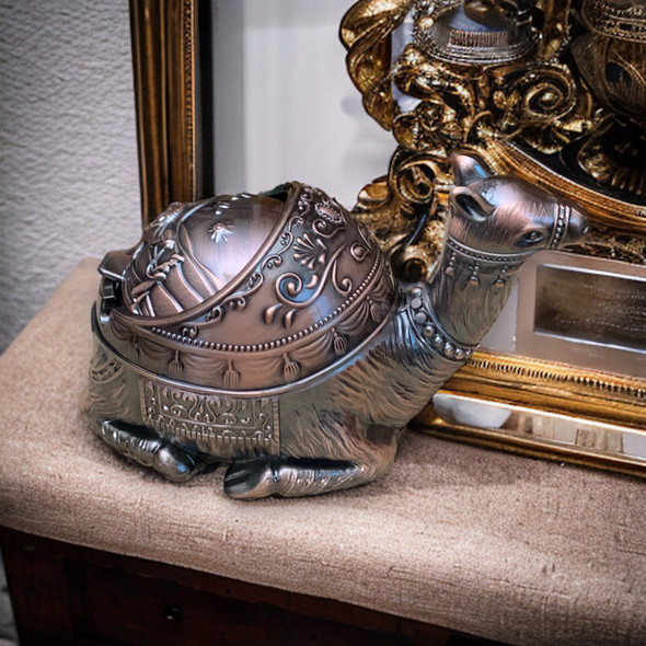 Camel Ashtray - Cheerful Camel | Luxury Heritage Gift & Souvenir - Luxury Handcrafted Art Craftihouse Dubai