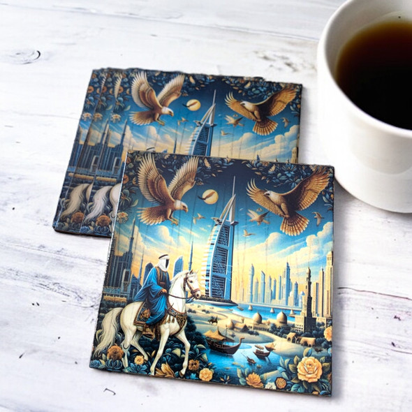 Dubai Falcon Horse And | Luxury Heritage Art Piece - Luxury Handcrafted Art Craftihouse Dubai