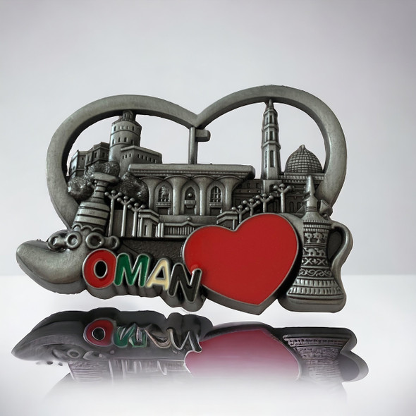 Premium Oman Souvenir , Oman Treasure  Collectible Metal Fridge Magnet High-Quality Design