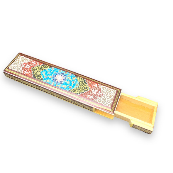 Premium Exquisite Handcrafted Khatamkari Sliding Box High-Quality Design