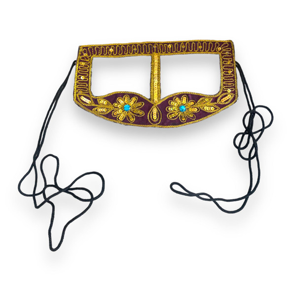 Premium Handcrafted Battoulah Mask ,  Hand embordered  Battoulah Mask Gulf Burqa High-Quality Souvenir