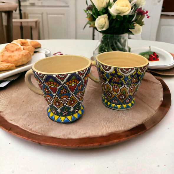 Pottery Set - Colorful | Sophisticated Cultural Accent - Luxury Handcrafted Art Craftihouse Dubai