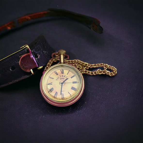 Premium Artisan Vintage Brass Pocket Watch High-Quality Souvenir