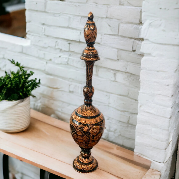 Luxury Artisan Engraved Copper Drinking Bottle Showcase - Craftihouse Artisan Gift