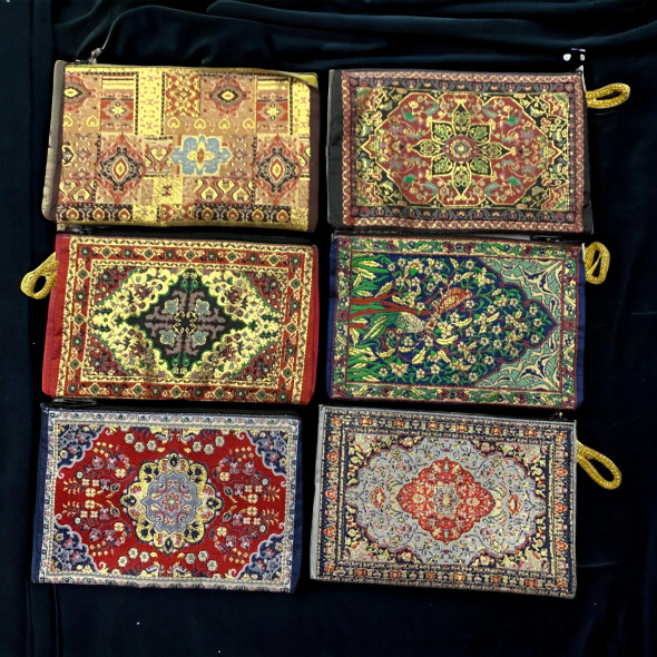 Premium Turkish 6 Kilim Coin Purses High-Quality Souvenir