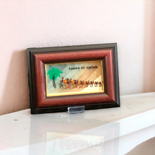 Premium Qatar Seven Sand Frame High-Quality Souvenir