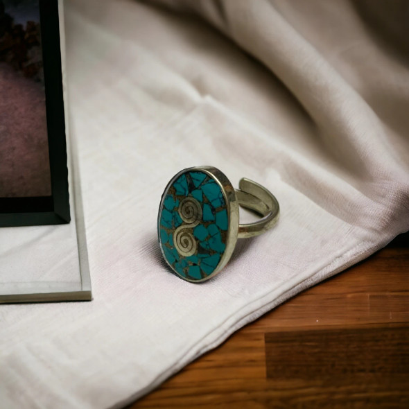 Premium Nepali Elegance: Handcrafted Ring High-Quality Souvenir