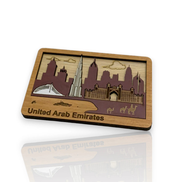Atlantis Hotel Fridge Magnet , Abu Dhabi  gift and Souvenir , Abu dhabi wooden Fridge Magnet , Handmade Wooden Fridge Magnet , Customized Fridge Magnet , Burj khalifa Fridge magnet  Size : 9x6 cm 