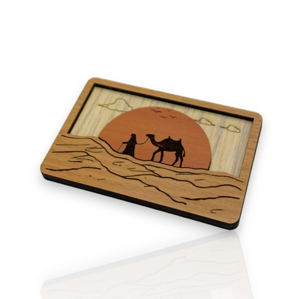 Desert Wanderer: Camel Wooden | Premium Travel Keepsake - Luxury Handcrafted Art Craftihouse Dubai