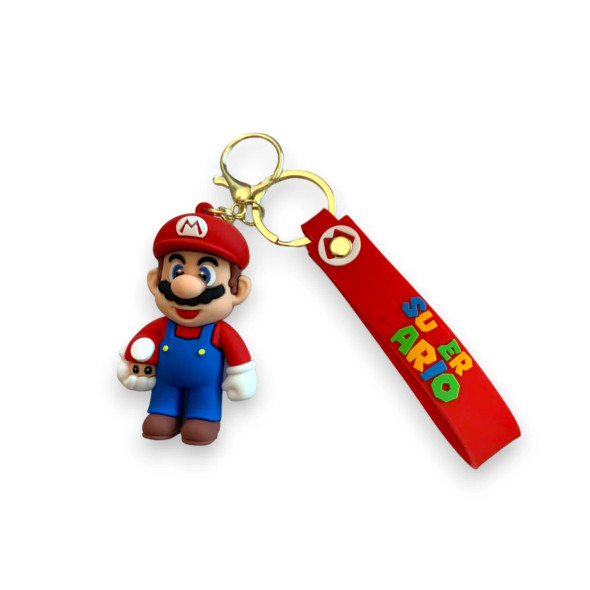 Premium Super Mario 3D Figure Keychain High-Quality Design