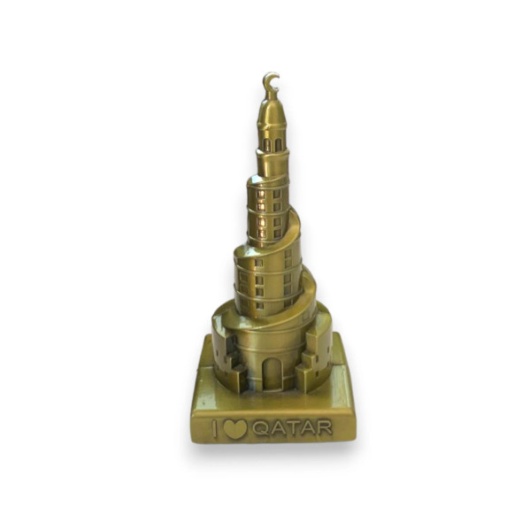 Premium I love Qatar Statue ,  Souq Waqif Statue 11 cm  , Gift from Doha , Perfect Qatar Souvenir , Symbol of Qatar's Rich Heritage High-Quality Design
