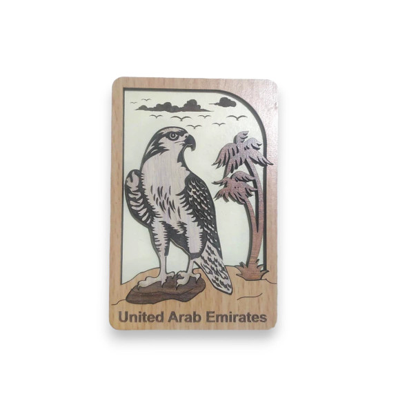 Uae Falcon Wooden | Sophisticated Boutique Accessory - Luxury Handcrafted Art Craftihouse Dubai