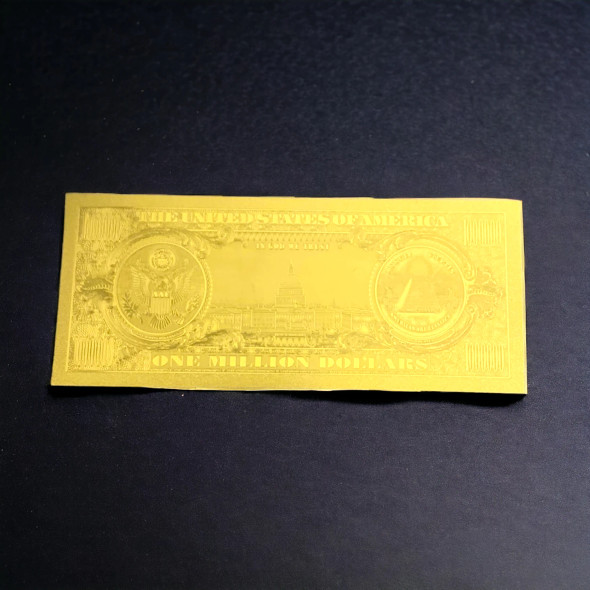 1 Million Dollar 24k Gold Foil | Luxury Heritage Gift & Souvenir - Luxury Handcrafted Art Craftihouse Dubai