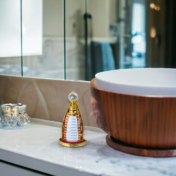 Burj Al Arab shaped decorative perfume bottle 11cm Dubai keepsake UAE souvenir