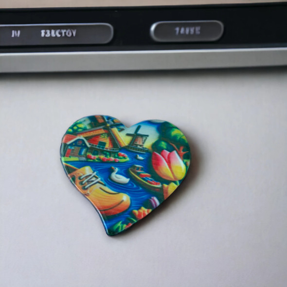 Heart Shaped Amsterdam Holland Ceramic | High-end Boutique Memento - Luxury Handcrafted Art Craftihouse Dubai
