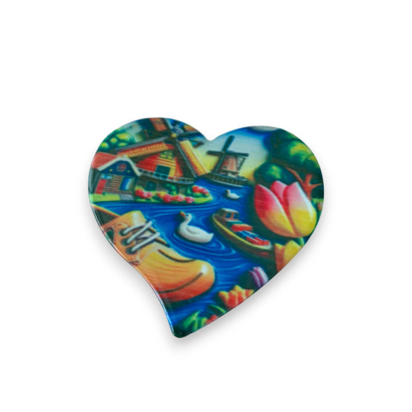 Exclusive Heart Shaped Amsterdam Holland Ceramic Heritage Collection Detail