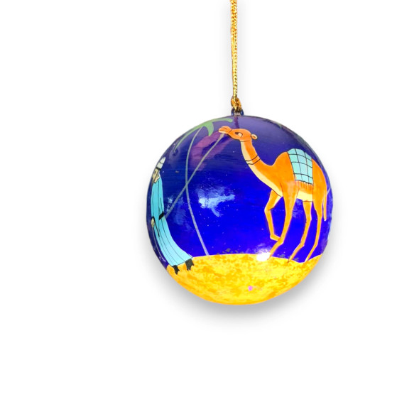 Premium Bahrain 3" Paper Mache Ball High-Quality Design