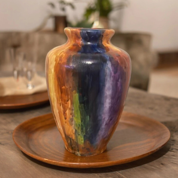 Premium Artistic Vase A Multicolored High-Quality Design