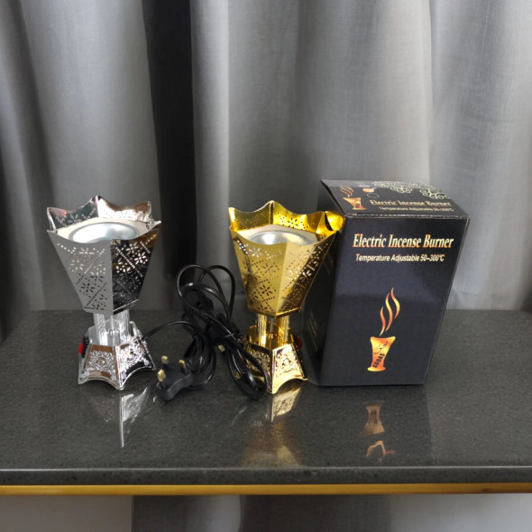 Electric Bakhoor Burner - | Artisan Home Decor Souvenir - Luxury Handcrafted Art Craftihouse Dubai