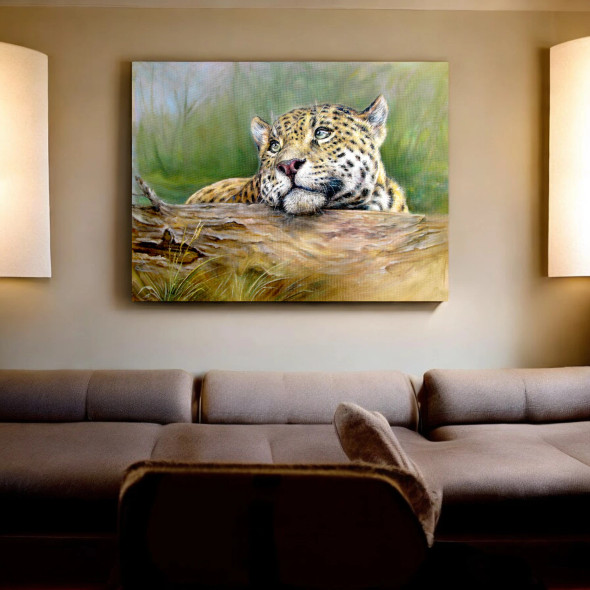 Majestic Tiger Art Print | Unique Cultural Digital Work - Luxury Handcrafted Art Craftihouse Dubai