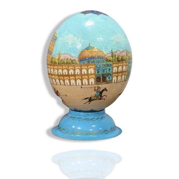 Miniature Painting On With Stand | Artisan Home Decor Piece | Unique Middle Eastern Art - Luxury Handcrafted Art Craftihouse Dubai