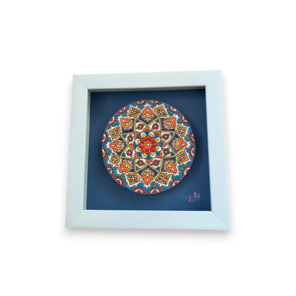 Exclusive Artisan Hand Painted Earthenware Textured Heritage Collection Detail