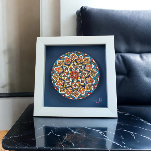 Premium Artisan Hand Painted Embossed Earthenware High-Quality Design