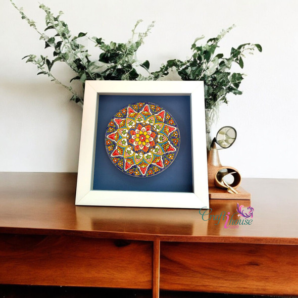 Premium Artisan Hand Painted Embossed Earthenware High-Quality Design
