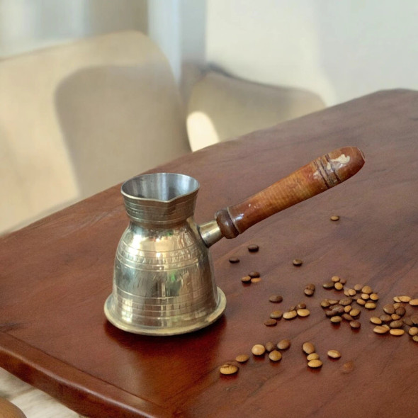 Authentic Turkish Turkish Turkish Brass Coffee Craftsmanship and Design